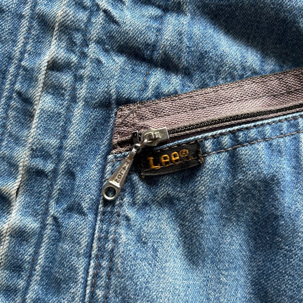 Vintage 70s Lee 91-B Denim Jacket Size S/M Jelt Quilt Lined Union Sanforized - Picture 7 of 9